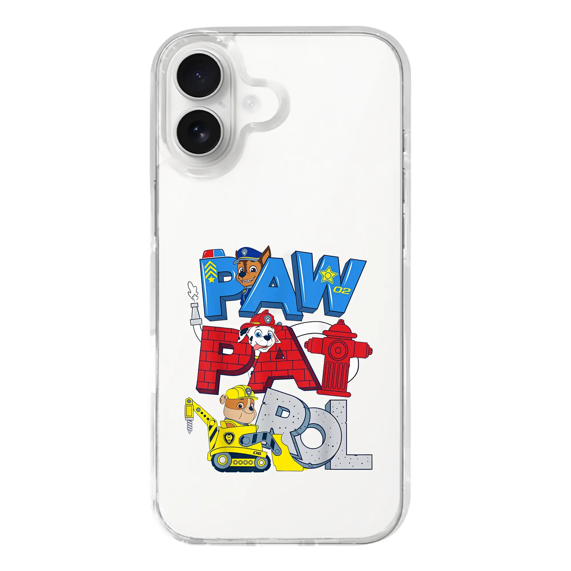 パウ・パトロール グッズ ラブル - iPhone 17シリーズ 透明スマホケース – 薄型・耐衝撃・精密フィット保護カバー